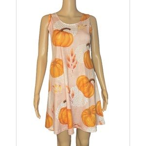 Fall harvest pumpkins skater dress